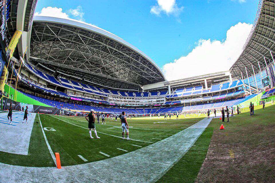 OAI Transforms Marlins Park for Miami Beach Bowl