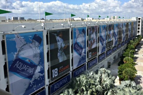 Miami Marlins Mesh Banners